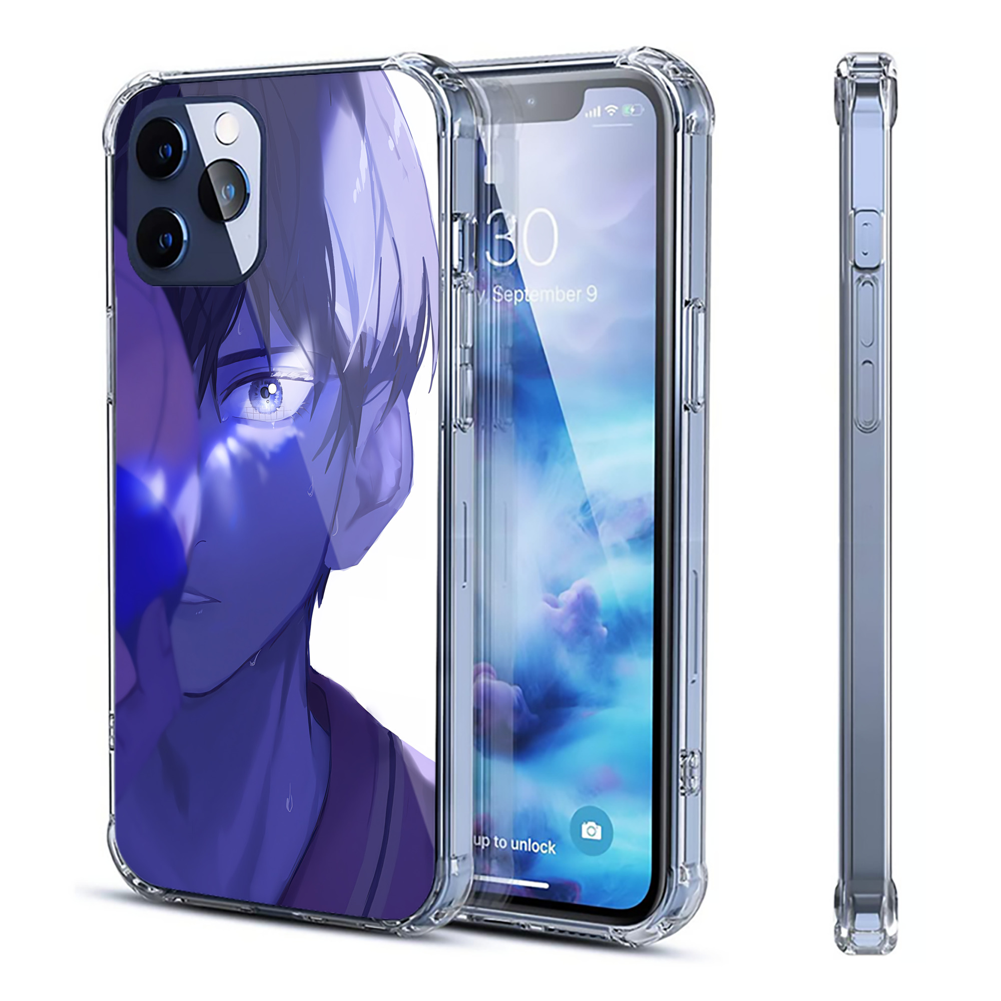（画像用） ハイキュー!! Haikyu!! 【iPhone 12シリーズ対応】透明スマホケース（クリアソフトケース）